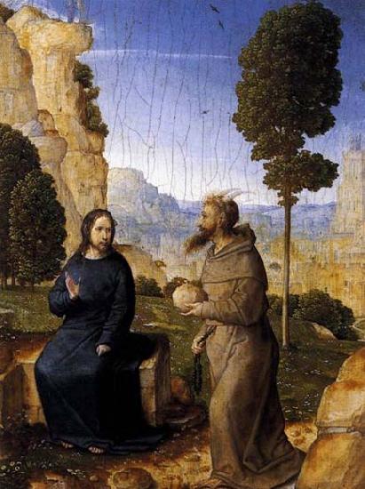 Juan de Flandes The Temptation of Christ oil painting image